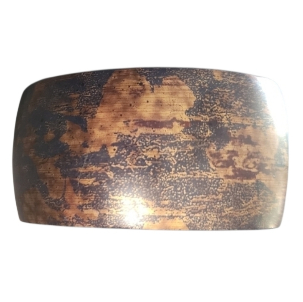 Brown Copper Bangle Bracelet